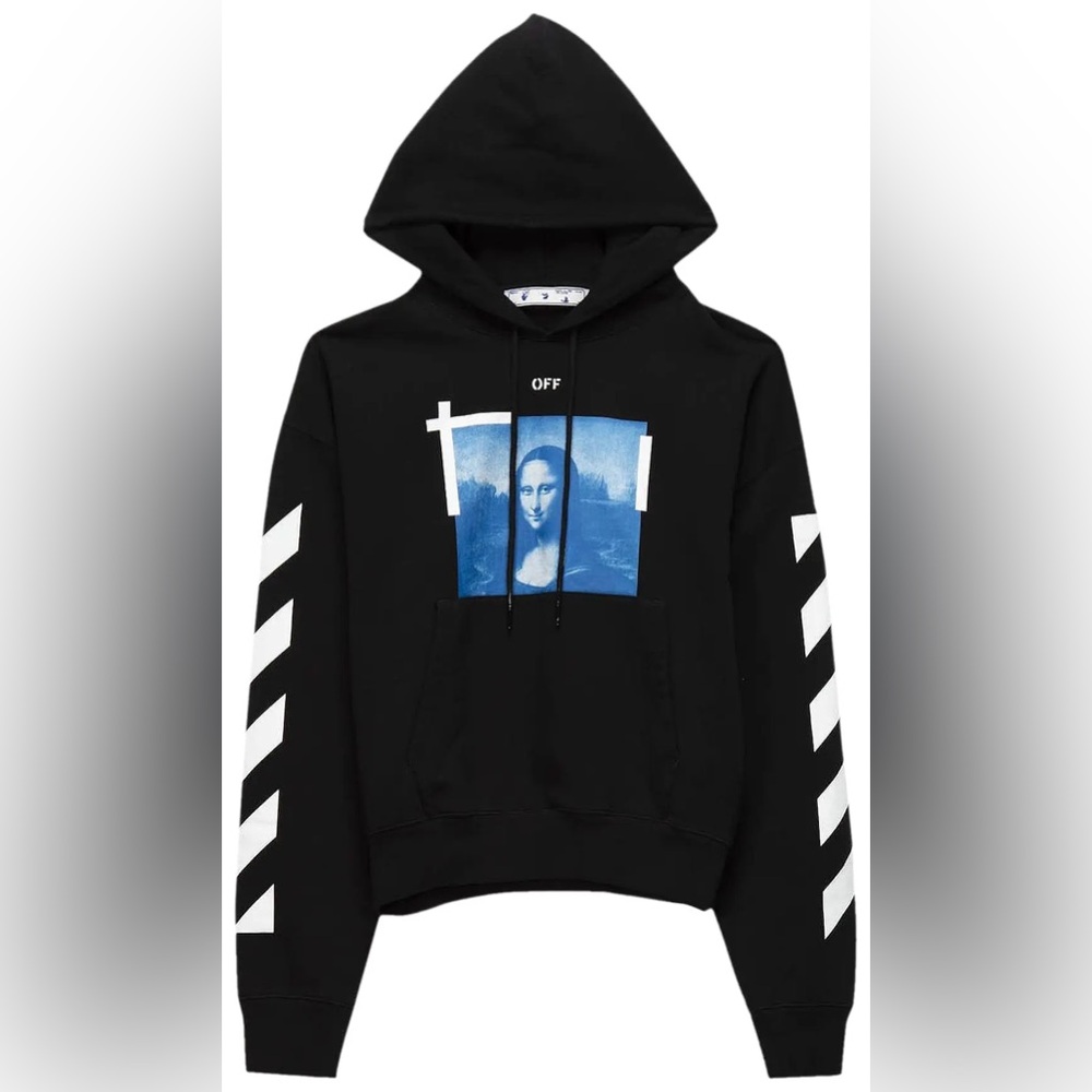 Authentic Off-White Mona Lisa Arrow Hoodie Unisex